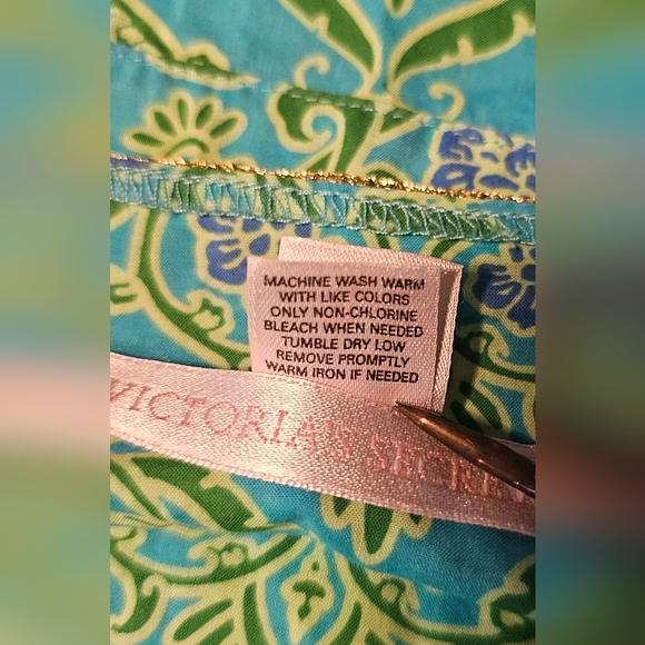 [Victoria's Secret] Floral Tunic/Cover-Up Cinched Tie Below Bust《M/L》 - Picture 15 of 16